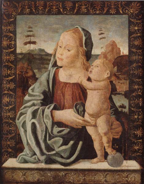 The madonna and child